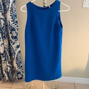 Beautiful blue fitted shift dress